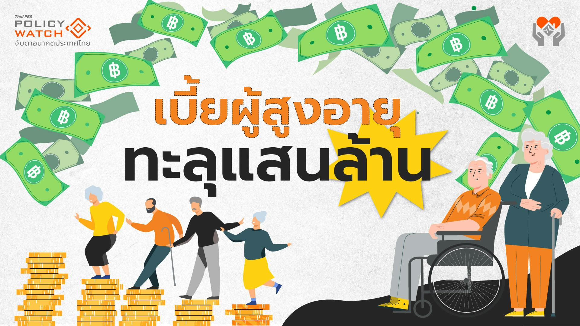 รัฐบาลต้องเร่งหารายได้ รับผู้สูงอายุ พุ่ง 38% ใน 4 ปี