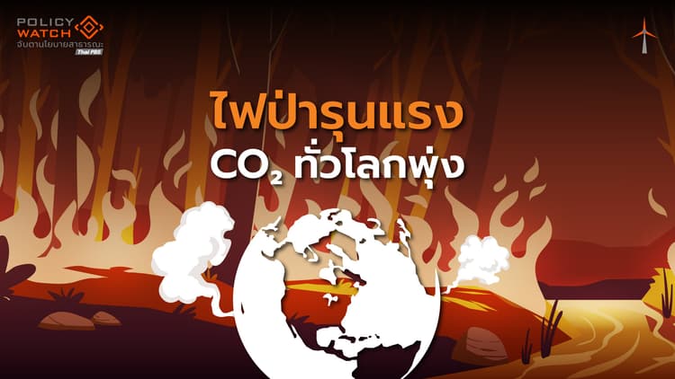 การเปลี่ยนแปลงสภาพภูมิอากาศ จุดไฟป่ารุนแรงทั่วโลก