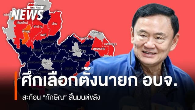 ศึกเลือกตั้งนายก อบจ.สะท้อน &#8220;ทักษิณ&#8221; สิ้นมนต์ขลัง