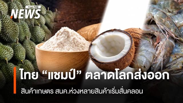 เจาะลึกส่งออกสินค้าเกษตร ไทย &#8220;แชมป์&#8221; ตลาดโลก ปี 2567