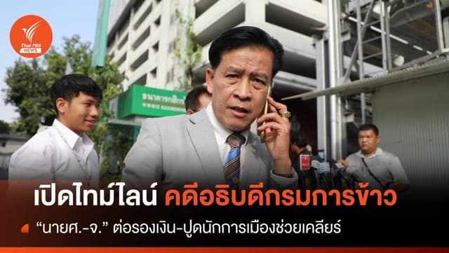 ไทม์ไลน์ &#8220;บิ๊กกรมการข้าว&#8221; ถูกเรียกเงิน-ปูดนักการเมืองขอเคลียร์