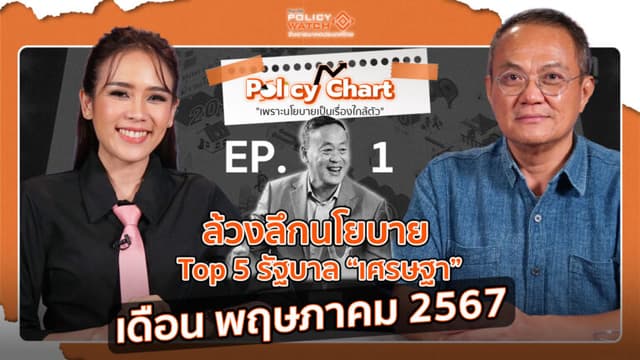 EP.1 ล้วงลึกนโยบาย รัฐบาลเศรษฐา เดือน พฤษภาคม 2567